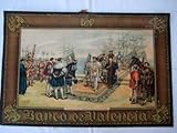  Cartel Publicidad - Advertising Poster : EL DESEMBARCO DE FRANCISCO I EN LA PLAYA DE VALENCIA. Banco de Valencia