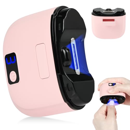 AOOWU Elektrischer Nagelknipser, Nageltrimmer Nagelpolierer 2 in 1, Nagelreste mit Licht, Kabelloser 3-Gang-Nagelknipser, Kein Lärm Fingernagelknipser für Babys, Ältere Menschen und Erwachsene