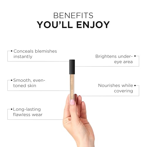 Image of Oshea Colors Skin Perfect High Coverage Cream Based Concealer | Blends Easily & Cover Spots with Natural & Matte Finish | Enriched with Vitamin E & Shea Butter - (Caramel) 4ml