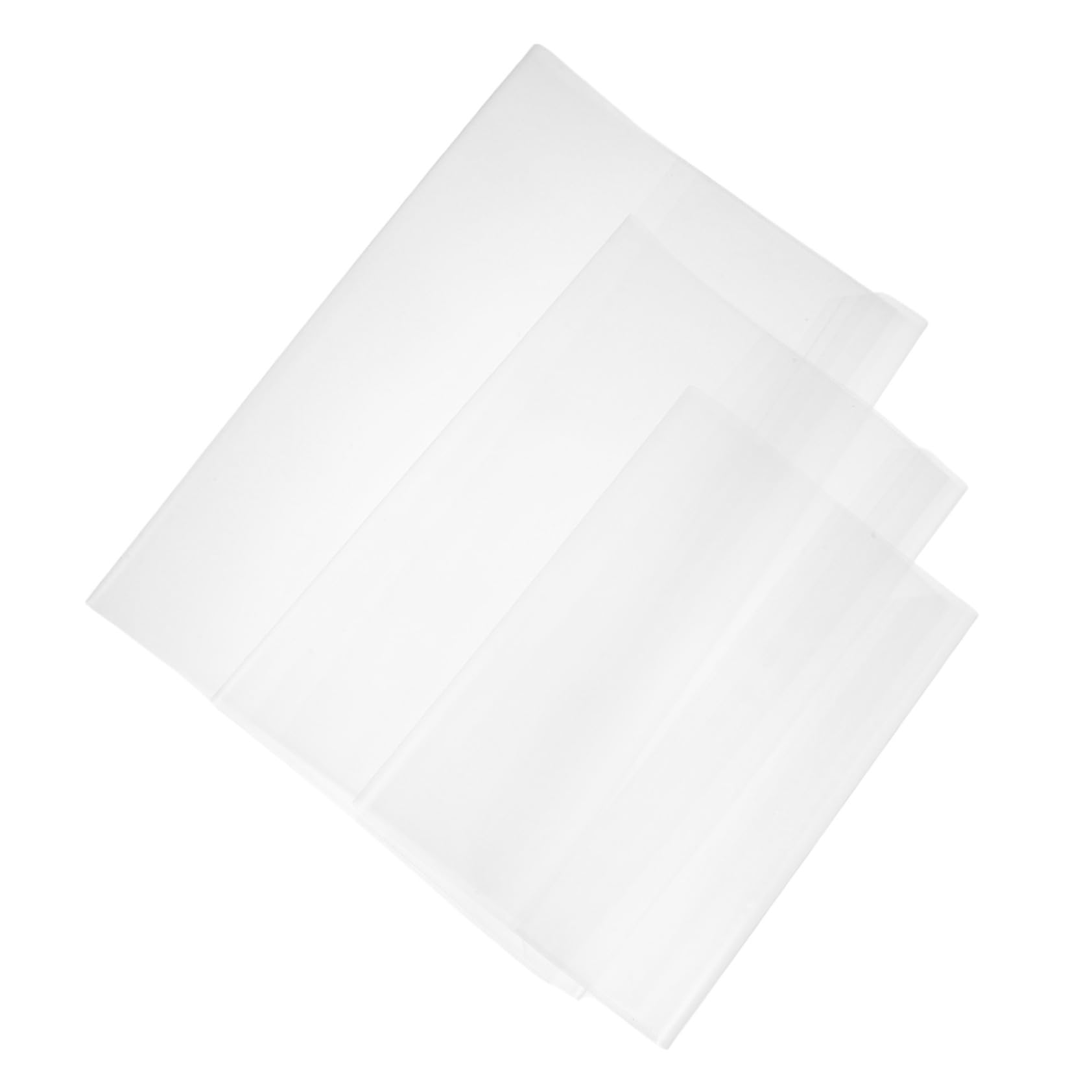 60 Pezzi Copertine Trasparenti Protettive per Libri Scolastici Pellicola Spessa e Resistente per Custodie Protettive per Libri in Film Chiaro Facili da Installare e Impermeabili