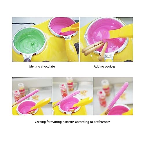 Chocolate Melting Pot eléctrico con doble olla fácil de usar miniatura 5