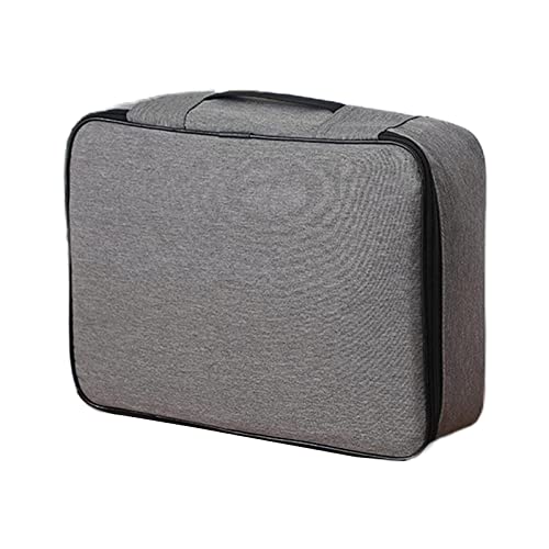 Newmind Organizador de Oxford com cadeado, bolsa de armazenamento multicamada impermeável, bolsa por