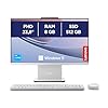 Lenovo IdeaCentre Computer desktop All-In-One, Display 24" FHD, Intel Core i3-1315UH, 512GB SSD, RAM 8GB, Base ricarica smartphone wireless, Speakers, WiFi 6, Windows 11 H, Mouse + Tastiera