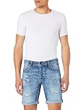 JACK & JONES Herren JJIRICK JJFOX GE 740 50SPS STS Jeans-Shorts, Blue Denim, S