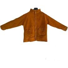 DEEG Heavy-duty cowhide welding jacket heat-resistant, flame-retardant, suitable for men