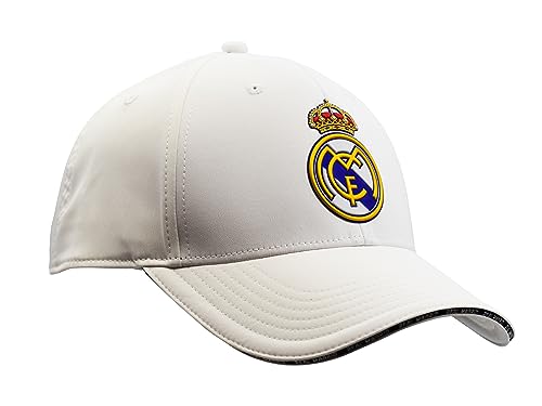 Real Madrid Gorra Nº 44 Niño JR RM White Junior con Licencia del Real Madrid - Talla niño