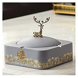 Ashtray creativo: cenicero fresco, su superficie finamente pulida proporciona un toque cómodo, es un gran regalo para los fumadores, no solo el cenicero, sino también una decoración del hogar para Usted mismo, amigos, regalo de vacaciones de Valentín de Halloween para familiares y seres queridos.
