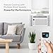 TCL 6,000 BTU Window Air Conditioner, Fan & Dehumidifier, 250 Sq. Ft., Remote Control, Easy-to-Use, Reusable Filter - H6W23W