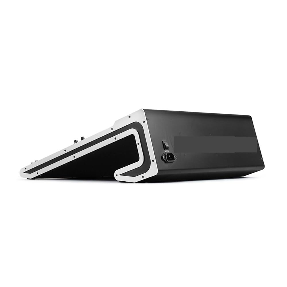 Mezclador de Audio, Mezclador Bluetooth Profesional de 16 Canales con Consola de Mezcla de Sonido USB Etapa de grabación Auxiliar para Karaoke, Estudio, Streaming y grabación