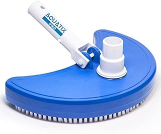 Aquatix Pro Pool Vacuum Head Half Moon Premium Flexible Swimming Pool Vacuum Head