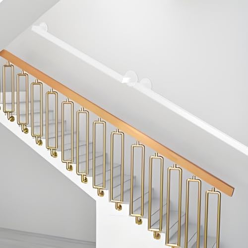 Rampe d'escalier dorée pour sécuriser et décorer vos couloirs et étages