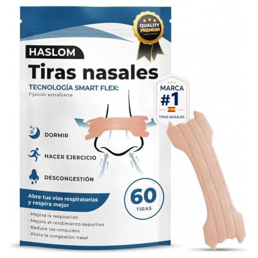 Tiras Nasales + Guía paso a paso, Antironquidos para dormir, Tiras nasales antironquidos, para Deporte, Alivia la congestión nasal y te ayuda a respirar mejor (50 tiras 6.6 x 1.9)