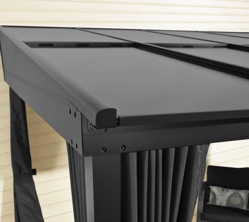 Terrassenüberdachung aus Polycarbonat und Aluminium von Sojag