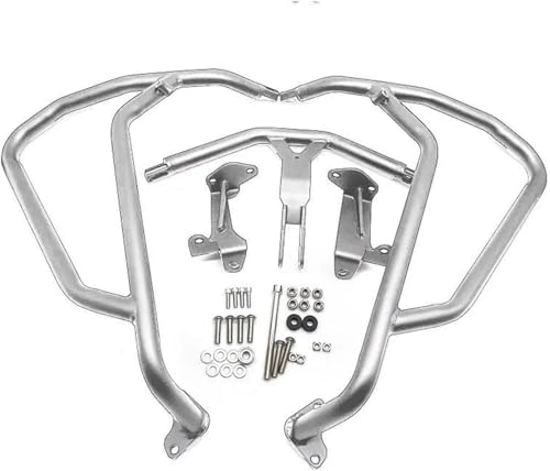 Barre de protection moto CRF1100L anti-chute pour réservoir Africa Twin argenté