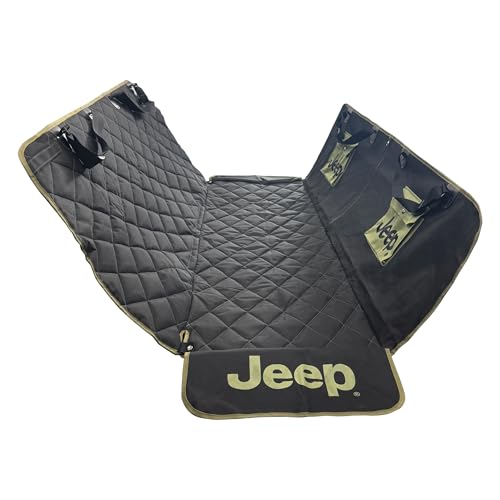 Jeep Charcoal Black Dog Seat Cover