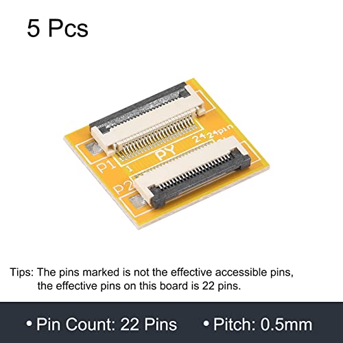 Placa Extensión FFC FPC MECCANIXITY 22 Pines 0.5mm Pitch 5 uds miniatura 3