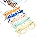 Kerecsen Reading Glasses 6 Pack Great Value Quality Readers Spring Hinge Color Glasses (6 Pairs MIx Color, 1.50)