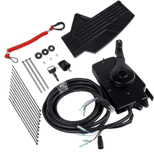 Boîte de commandes hors-bord avec harnais 16,3 pieds AP03 commande accélérateur
