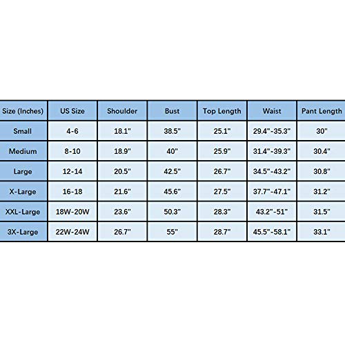 Gtly Women's Pajama Set Short Sleeve Shirt And Capri Pants Sleepwear Pjs Sets Ladies Plus Size Cute Print Cotton Lounge Set Rose #TOP6