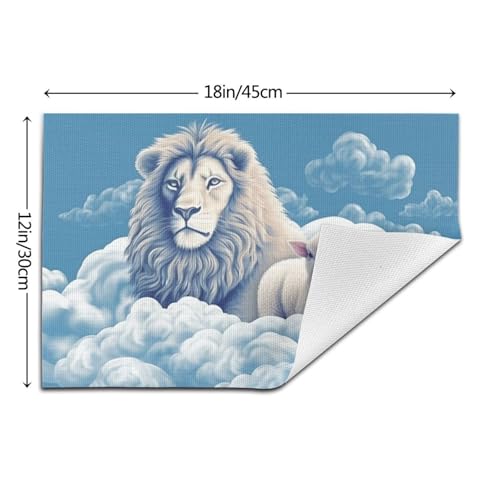 Set de table résistant à la chaleur en PVC tissé lavable pour protéger vos meubles - 3