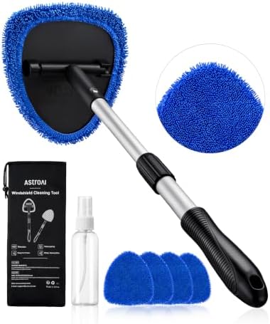 AstroAI 21" Extra-Long Windshield Cleaner Tool & Car Interior Detailing Kit