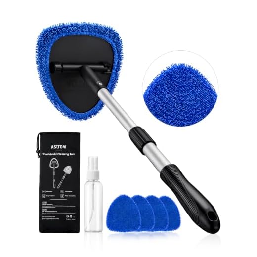AstroAI 21" Extra-Long Windshield Cleaner Tool & Car Interior Detailing Kit