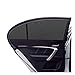 LYUNIT Parasol de Coche, Parasol Coche Lateral Bebé, Parasoles Ventana de Coche con Protección contra Rayos UVA, Doble Tejido, Fácil Instalación para Muchos Vehículos, Pack de 2 Unidades(Negro-M)