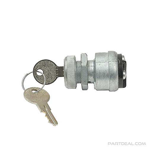 3-Position Ignition Switch- 3 10-32 Studs- D250 Key- No Spring Return(1 EA)