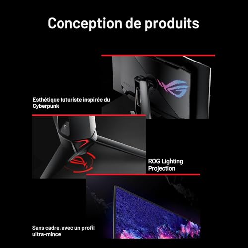 ASUS ROG Swift OLED PG32UCDMZ écran plat de PC 80 cm 31.5 3840 x 2160 pixels 4K Ultra HD QD OLED Neuf - vue 10