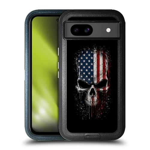 Coque Football USA pour Google Pixel 8a - Head Case Designs Étui Antichoc Grunge
