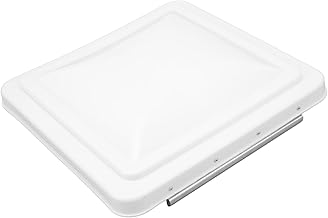 Tampa da tampa da ventilação superior do reboque do telhado, tampa da tampa da ventilação do telhado que poupa energia, resiste à radiação ultravioleta, economiza espaço para a linha de ventilação (branca)