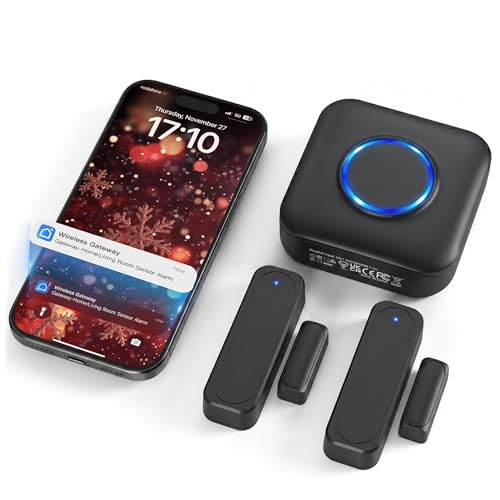 Door Chime, Smart WiFi Door Sensor Chime Window Sensor Alarm