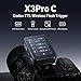 GODOX X3 PRO X3PRO-C Flash Trigger for Canon Camera, 2.4G TTL Wireless Touchscreen Transmitter,Support Bluetooth & APP Control, Shutter Control, Built-in Li-ion Battery Fast Charging (Upgrade X3-C)