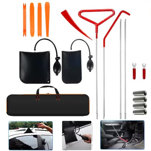 Sofdicht Outils de Retrait de Garniture pour Panneau Accessoires Porte Autoradio Tableau de Bord de Voiture 18 Pièces kit Ouverture Porte Voiture, Sac de...