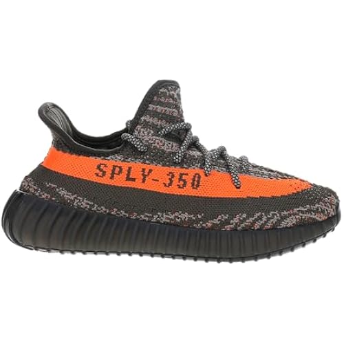 adidas Mens Yeezy Boost 350 V2 Sneakers Shoes Casual - Black, Grey, Orange