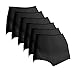 Bali Women`s Set of 6 Skimp Skamp Brief Panty - Best-Seller! 8, Black