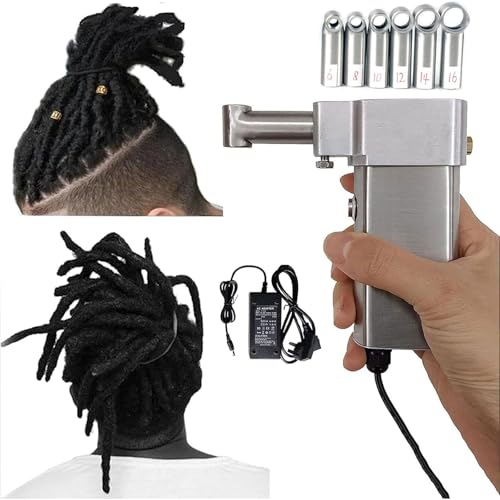 Machine à dreadlocks électrique portable tressage extensions cheveux 6 têtes - 2