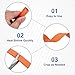 MECCANIXITY 1 Inch Heat Shrink Tubing Waterproof, 3:1 Dual Wall Marine Adhesive Lined Industrial Heat Shrink Tube Wiring Wrap 3ft, Orange