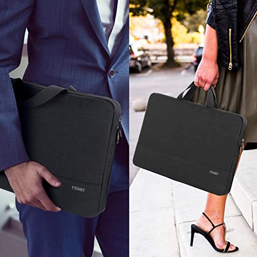 Image of Ytonet Laptop Sleeve Case 16 Inch, Slim Laptop Cover with Handle | Laptop bag Compatible with MacBook Pro HP Dell Lenovo Asus Notebooks, TSA Protective Computer Carrying Case, Black