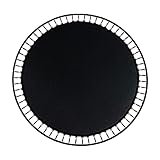 Alfombrilla para trampolín al aire libre con marco redondo de malla resistente al desgaste, accesorios para uso doméstico