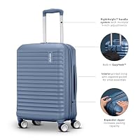 American Tourister Stratum 3.0 Large 28-Inch Spinner, Airline Approved, Durable Hardside Luggage, Expands 1.5", RightHeight™ Adjustable Handle, Pink Blush — image 5
