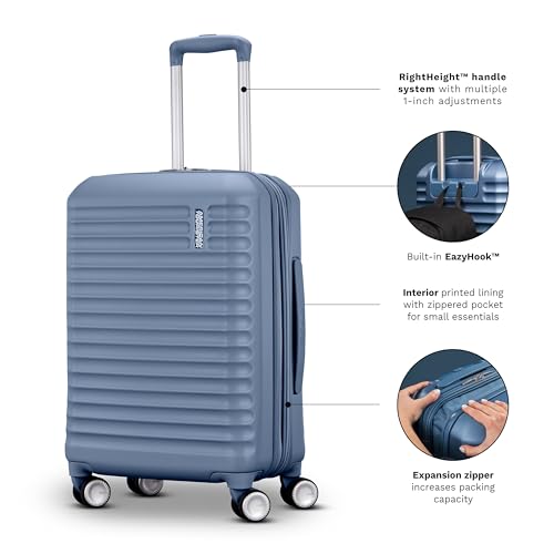 American Tourister Stratum 3.0, Airline Approved, Durable Hardside Luggage, Expands 1.5", RightHeight Adjustable Handle - Image 10