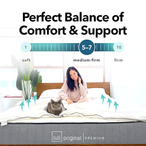 Lull Premium 12 Inch King Size Mattress | 5 Layer King Size Memory Foam Mattress with Cooling Gel Tech | Highest Density & Therapeutic Support with Individually Wrapped Springs | 365 Night Trial - Image 2