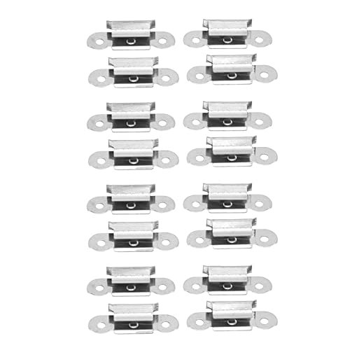 16Pcs Glass Bed Spring Turn Clip Stainless Steel Glass Bed Clip Set for Ender 3 Pro Ender 3 V2 3D Printer