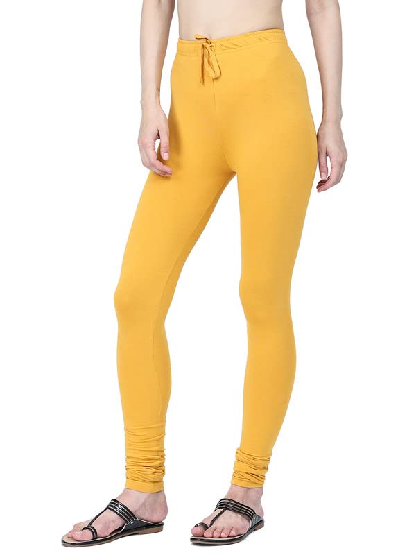 Image of Robinbosky Cotton Churidhar Leggings for Women - Stylish, Stretchable & Flattering Fit for All-Day Comfort