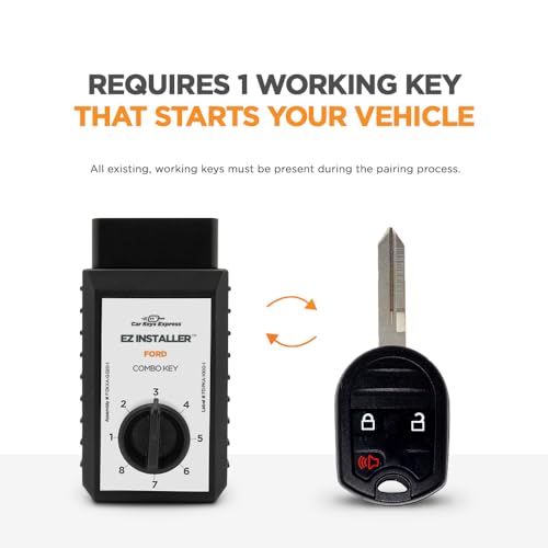 image for Car Keys Express Simple Key, Key Fob and Key Programmer 3 Button Keypa