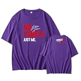 Genérico Camiseta Informal De Algodón Sin Etiquetas, Álbum Gráfico De Letras, Merch Compatible con Camisas, Top Unisex For Fanáticos(Deep Purple,XL)