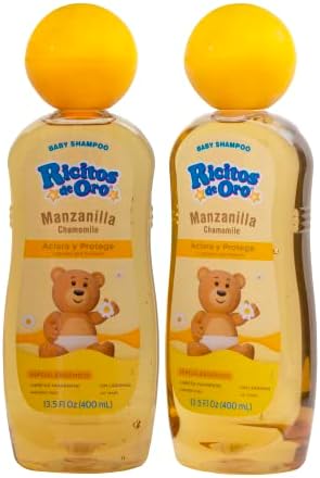 Ricitos de Oro Baby Shampoo | Chamomile | 13.5 fl oz | 2-Pack