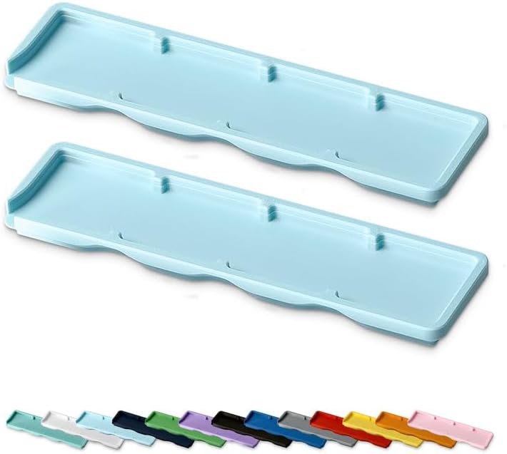 Glassboard Studio MagInk Quad Tray (Set of 2) – Magnetic Mini Ink Pad Holder & Organizer with Non-Slip Base, 4-Slot Craft Tray for Stamping, Ink Blending, Cardmaking, and Scrapbooking