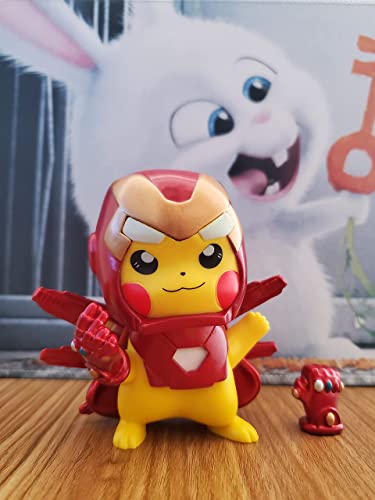 Zhrbo Iron Man 3 Movie Collection： Iron Man Action Figure,Superhero， Thanos Gloves, Steel Pickup,Mk85 Children's Gift Collection… #TOP6